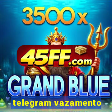 telegram vazamento